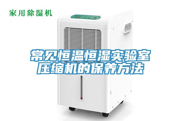 常見恒溫恒濕實(shí)驗(yàn)室壓縮機(jī)的保養(yǎng)方法