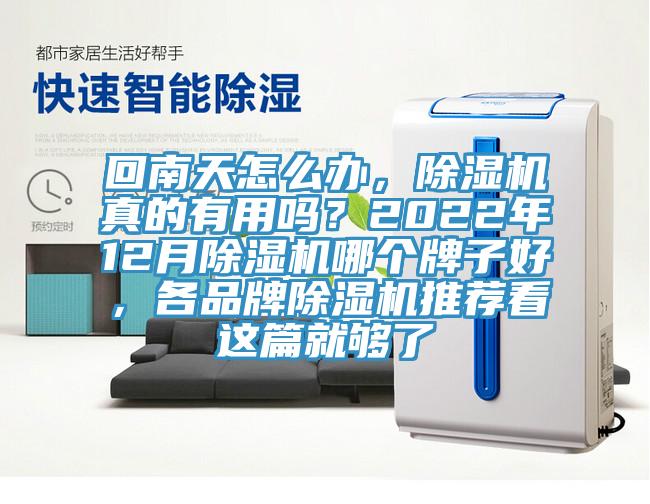 回南天怎么辦，除濕機(jī)真的有用嗎？2022年12月除濕機(jī)哪個牌子好，各品牌除濕機(jī)推薦看這篇就夠了