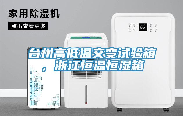 臺州高低溫交變試驗箱，浙江恒溫恒濕箱