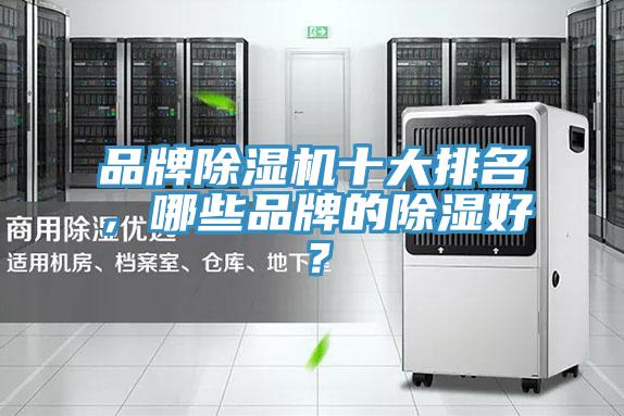 品牌除濕機十大排名，哪些品牌的除濕好？