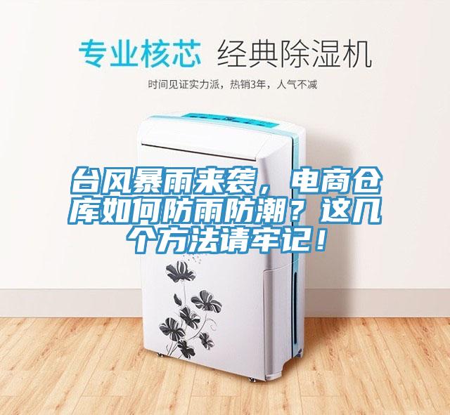 臺風(fēng)暴雨來襲，電商倉庫如何防雨防潮？這幾個(gè)方法請牢記！