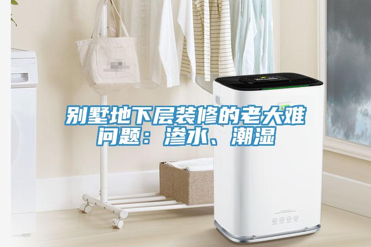 別墅地下層裝修的老大難問題：滲水、潮濕