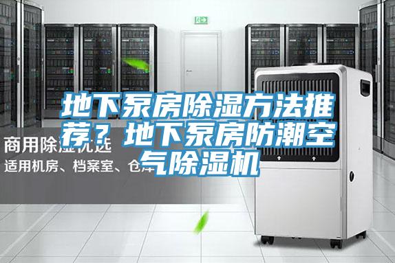 地下泵房除濕方法推薦？地下泵房防潮空氣除濕機(jī)