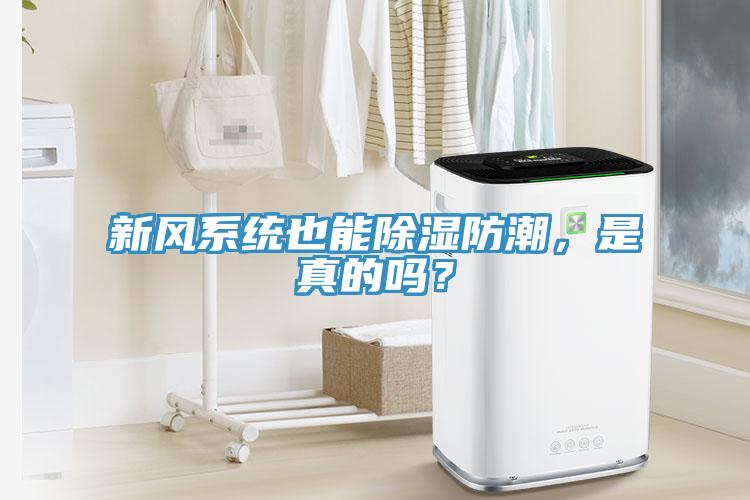 新風系統(tǒng)也能除濕防潮，是真的嗎？