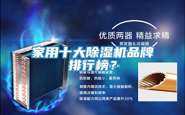 家用十大除濕機(jī)品牌排行榜？