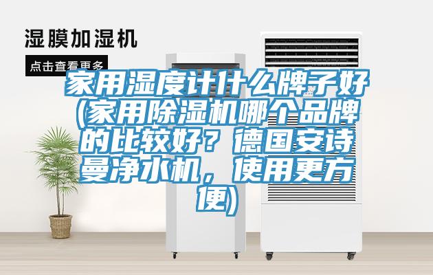 家用濕度計什么牌子好(家用除濕機哪個品牌的比較好？德國安詩曼凈水機，使用更方便)