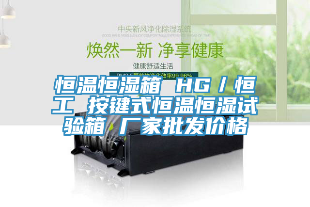 恒溫恒濕箱 HG／恒工 按鍵式恒溫恒濕試驗(yàn)箱 廠家批發(fā)價格