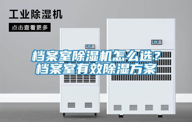 檔案室除濕機(jī)怎么選？檔案室有效除濕方案