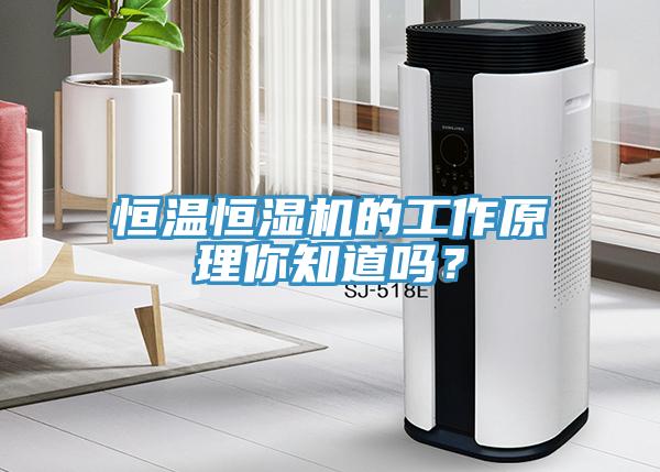 恒溫恒濕機(jī)的工作原理你知道嗎？