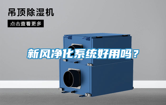 新風(fēng)凈化系統(tǒng)好用嗎？