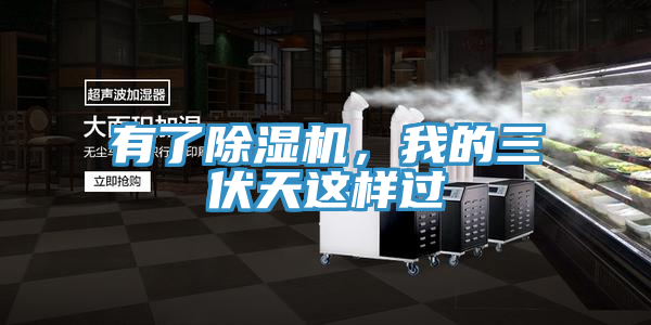 有了除濕機(jī)，我的三伏天這樣過