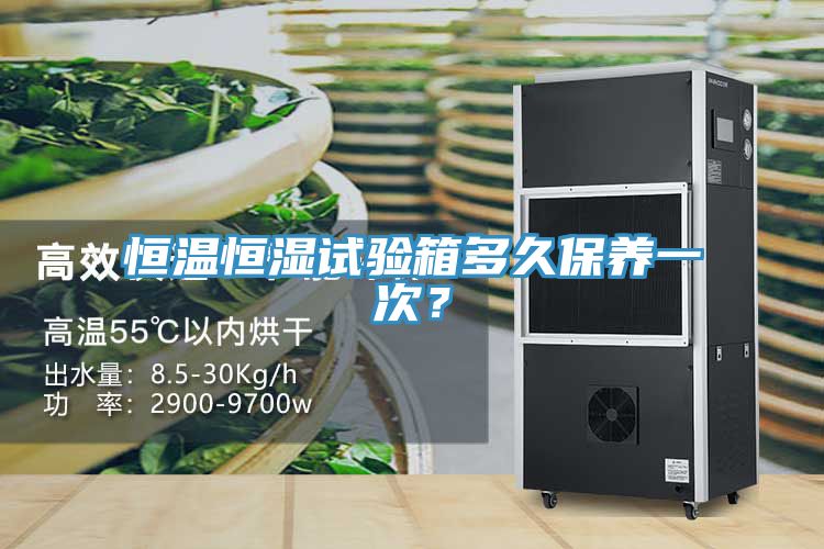 恒溫恒濕試驗(yàn)箱多久保養(yǎng)一次？
