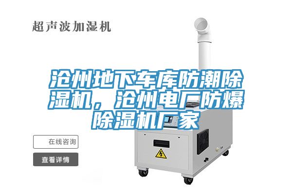 滄州地下車庫(kù)防潮除濕機(jī)，滄州電廠防爆除濕機(jī)廠家