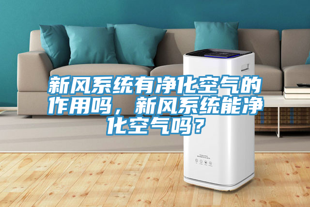 新風(fēng)系統(tǒng)有凈化空氣的作用嗎，新風(fēng)系統(tǒng)能凈化空氣嗎？