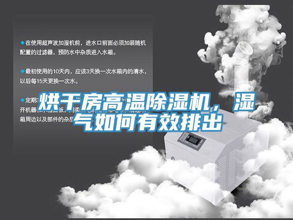 烘干房高溫除濕機，濕氣如何有效排出