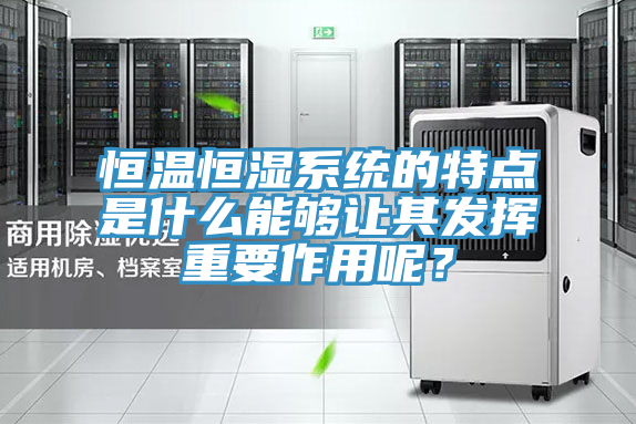 恒溫恒濕系統(tǒng)的特點(diǎn)是什么能夠讓其發(fā)揮重要作用呢？