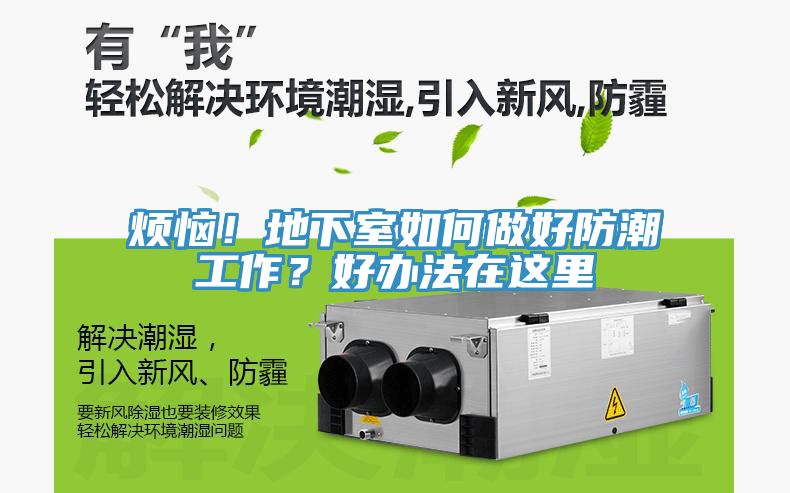煩惱！地下室如何做好防潮工作？好辦法在這里