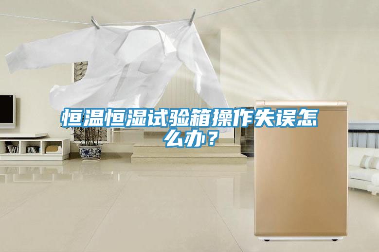 恒溫恒濕試驗箱操作失誤怎么辦？