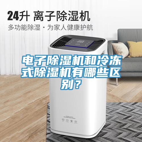 電子除濕機和冷凍式除濕機有哪些區(qū)別？