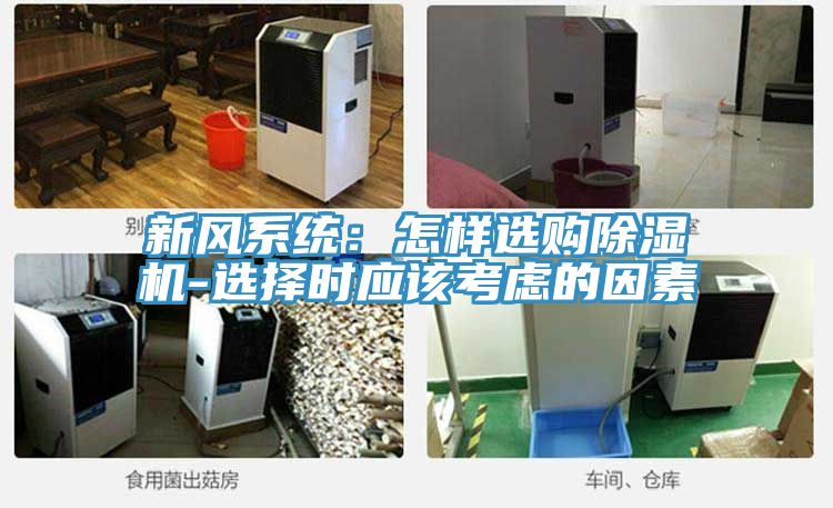 新風系統(tǒng)：怎樣選購除濕機-選擇時應(yīng)該考慮的因素