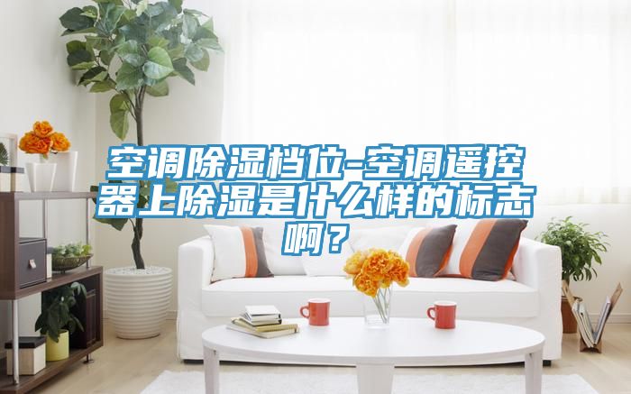 空調(diào)除濕檔位-空調(diào)遙控器上除濕是什么樣的標(biāo)志啊？