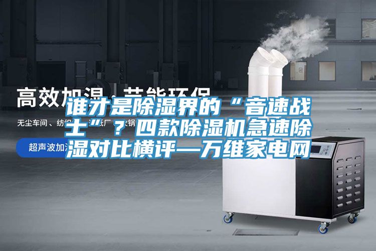 誰才是除濕界的“音速戰(zhàn)士”？四款除濕機(jī)急速除濕對(duì)比橫評(píng)—萬維家電網(wǎng)