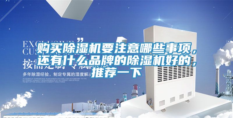 購買除濕機(jī)要注意哪些事項(xiàng)，還有什么品牌的除濕機(jī)好的，推薦一下