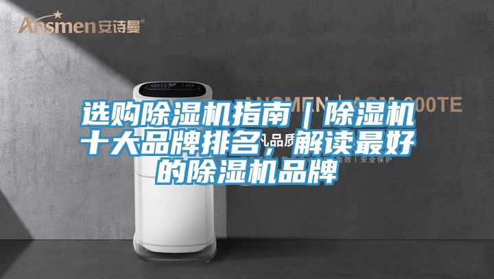選購(gòu)除濕機(jī)指南｜除濕機(jī)十大品牌排名，解讀最好的除濕機(jī)品牌