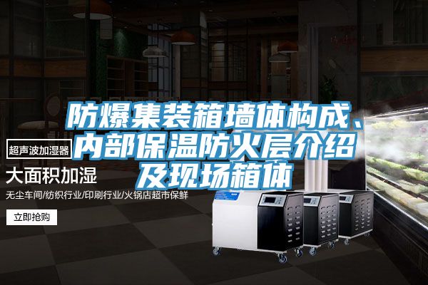防爆集裝箱墻體構成、內(nèi)部保溫防火層介紹及現(xiàn)場箱體