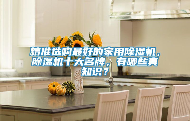 精準(zhǔn)選購最好的家用除濕機(jī)，除濕機(jī)十大名牌，有哪些真知識？