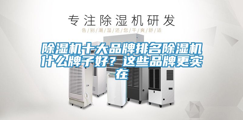 除濕機十大品牌排名除濕機什么牌子好？這些品牌更實在