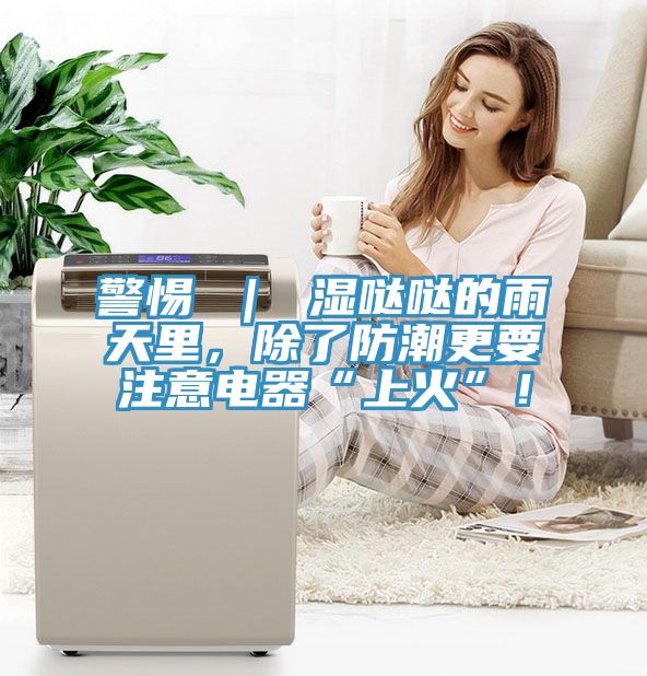 警惕 ｜ 濕噠噠的雨天里，除了防潮更要注意電器“上火”！