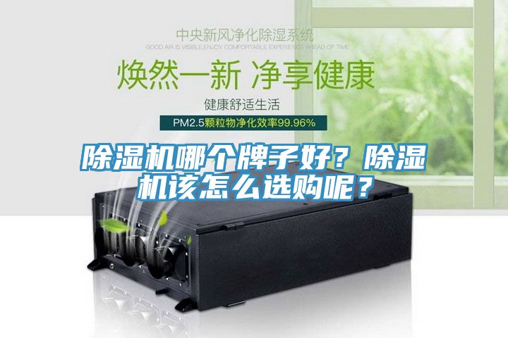 除濕機哪個牌子好？除濕機該怎么選購呢？