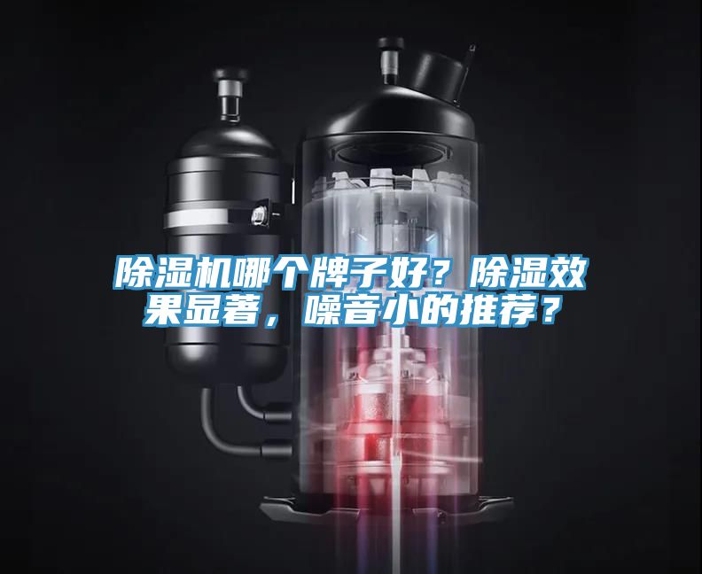 除濕機哪個牌子好？除濕效果顯著，噪音小的推薦？
