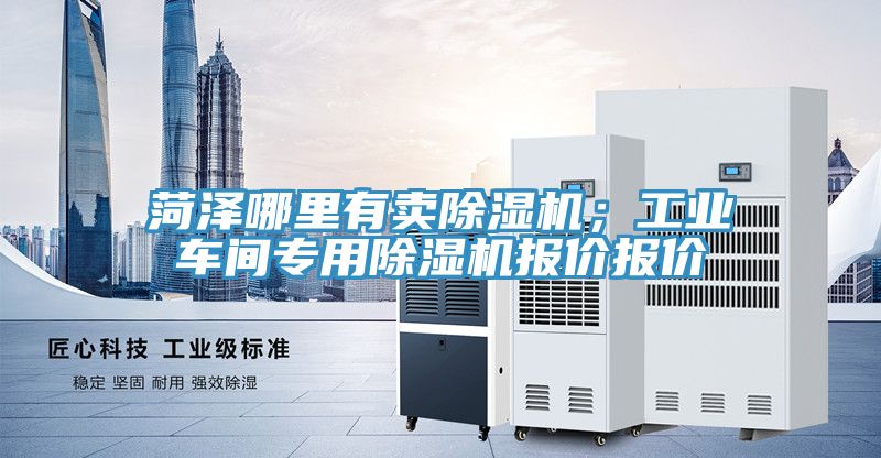 菏澤哪里有賣除濕機；工業(yè)車間專用除濕機報價報價