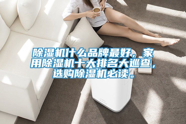 除濕機什么品牌最好，家用除濕機十大排名大巡查，選購除濕機必讀。