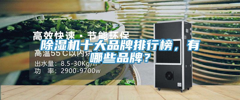 除濕機(jī)十大品牌排行榜，有哪些品牌？