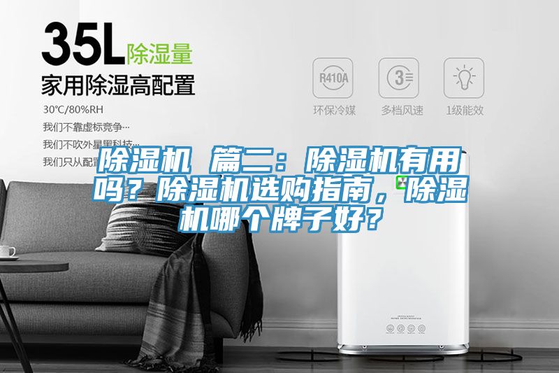 除濕機(jī) 篇二：除濕機(jī)有用嗎？除濕機(jī)選購指南，除濕機(jī)哪個牌子好？