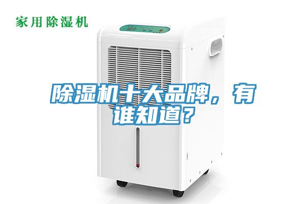 除濕機(jī)十大品牌，有誰(shuí)知道？