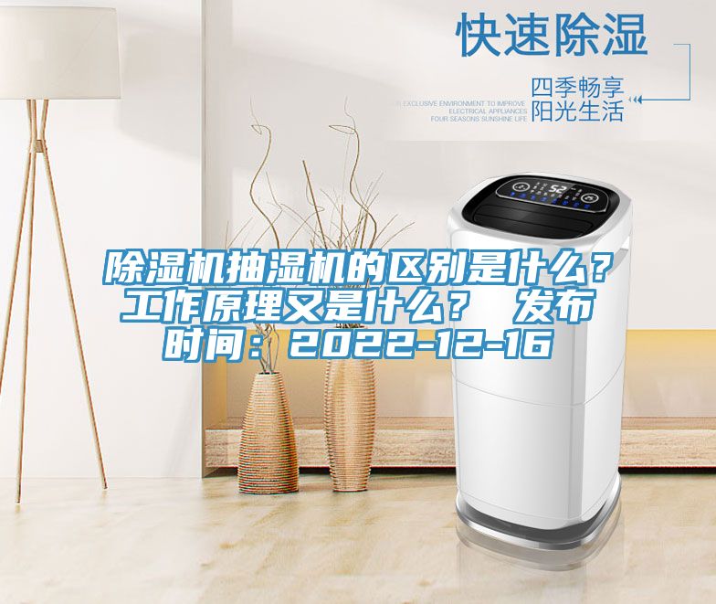 除濕機(jī)抽濕機(jī)的區(qū)別是什么？工作原理又是什么？ 發(fā)布時(shí)間：2022-12-16