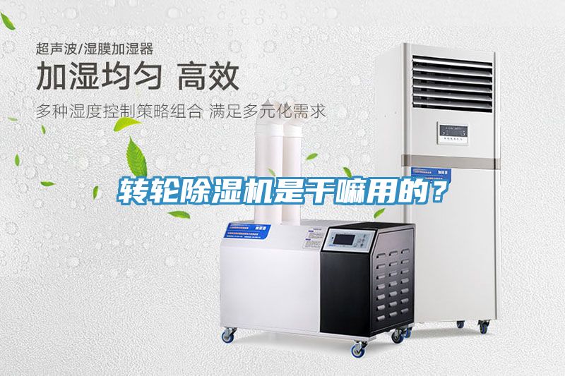 轉輪除濕機是干嘛用的？