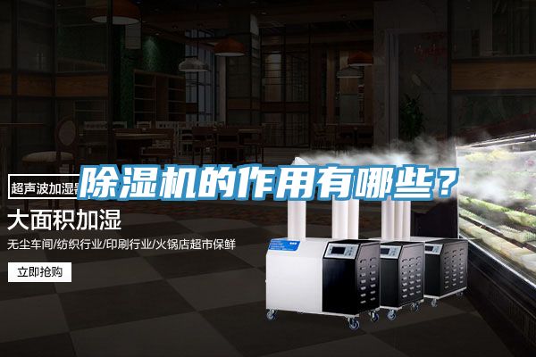 除濕機的作用有哪些？