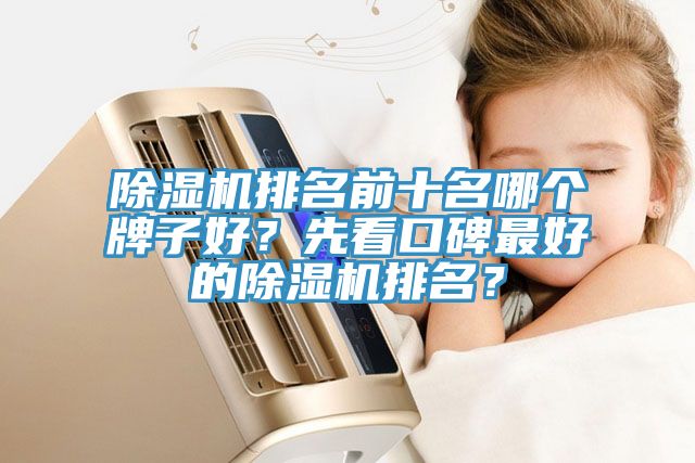 除濕機(jī)排名前十名哪個牌子好？先看口碑最好的除濕機(jī)排名？